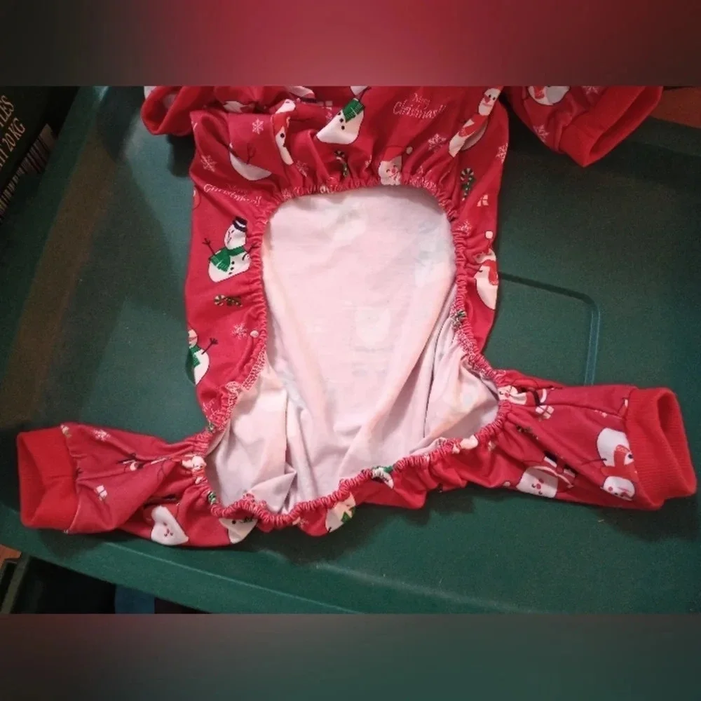Christmas doggy outfit NWOT